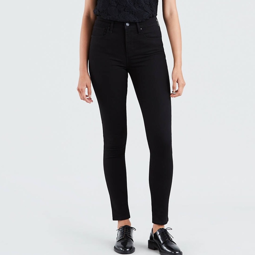 Levi’s Black 721 High Rise Skinny Jeans